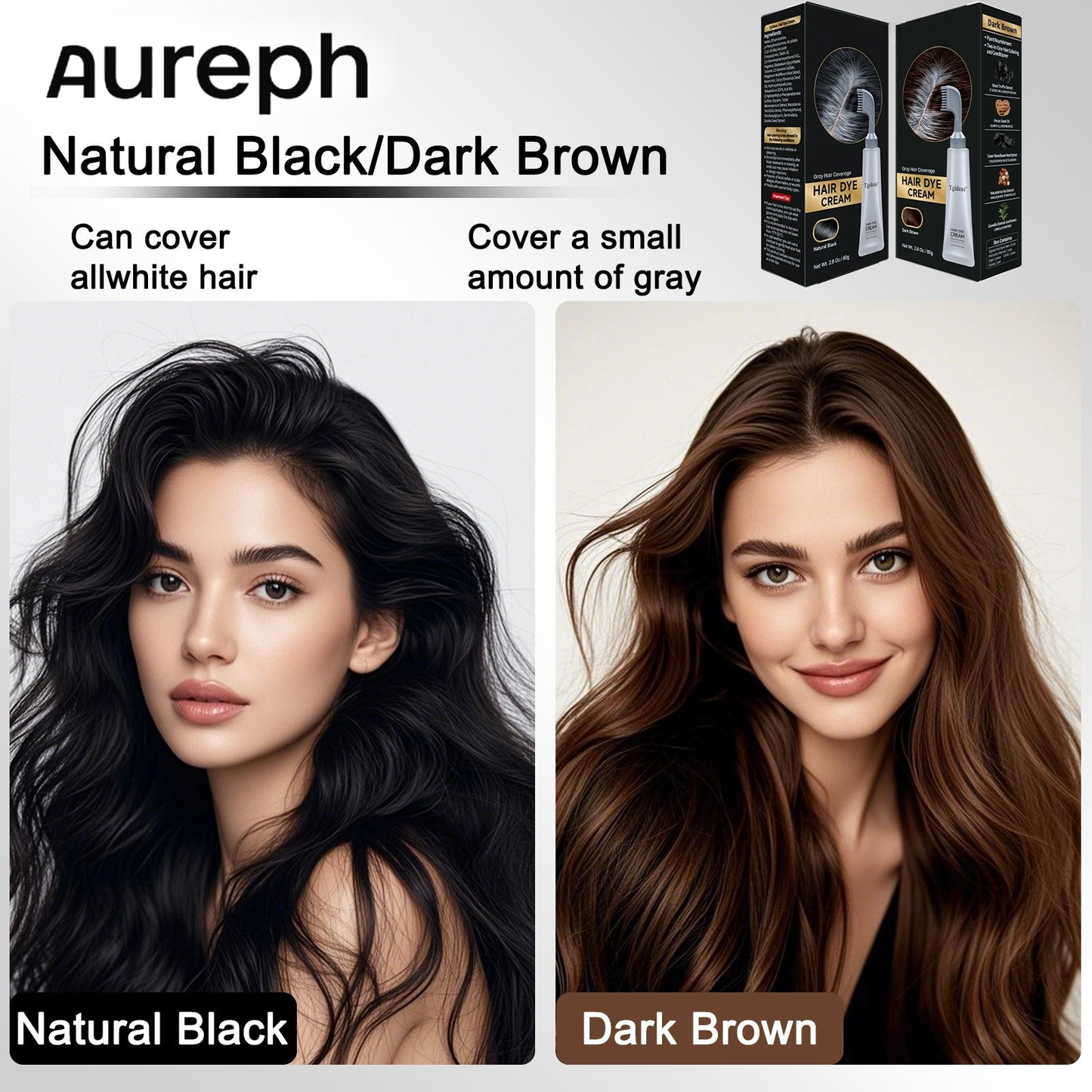 Aureph Natural Comb In Anti-Graying Cream