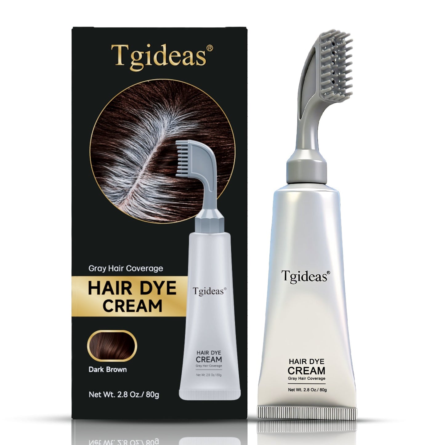 Tgideas Natural Comb In Anti-Graying Cream