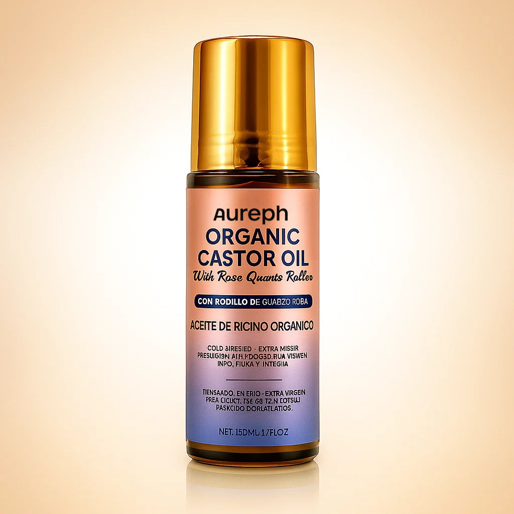 Aureph Cold‑Pressed Castor Oil Roller